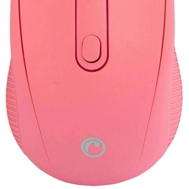 MOUSE INALAMBRICO ROSA USB COLOR ROSADO PC NOTEBOOK PINK FD-223PK - 3