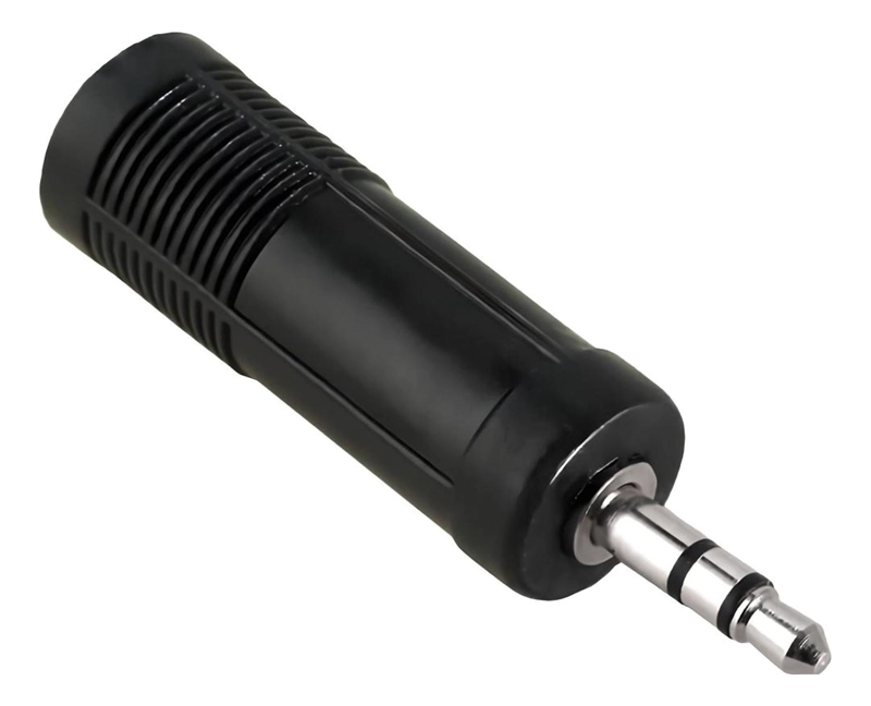 ADAPTADOR PLUG JACK HEMBRA 6.3 MM PLUG JACK MACHO 3.5 MM - 3