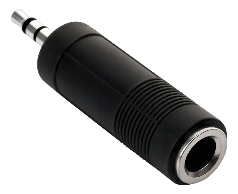ADAPTADOR PLUG JACK HEMBRA 6.3 MM PLUG JACK MACHO 3.5 MM - 5