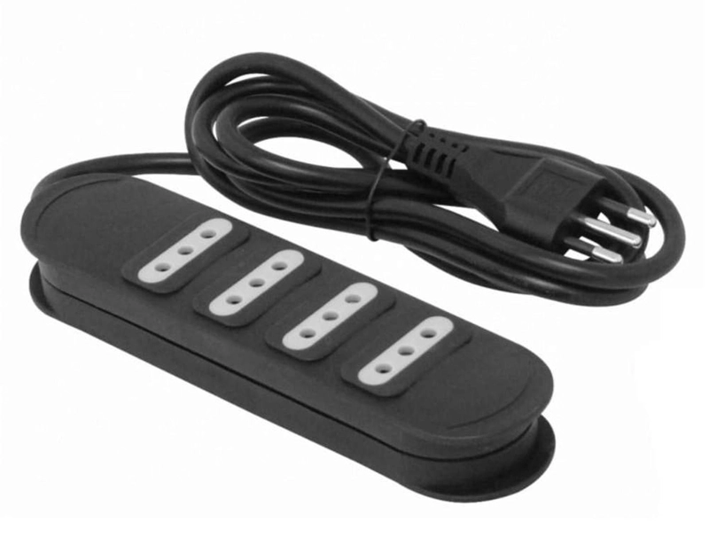ALARGADOR EXTENSION DE CORRIENTE ENCHUFE MULTIPLE 3 METROS ME-204B - 1