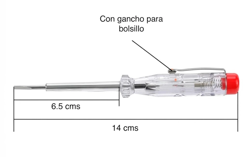 SET DESTORNILLADORES CRUZ PALETA TESTER BUSCADOR DE POLOS 6 DESTORNILLADORES + 1 BUSCA POLOS - 4