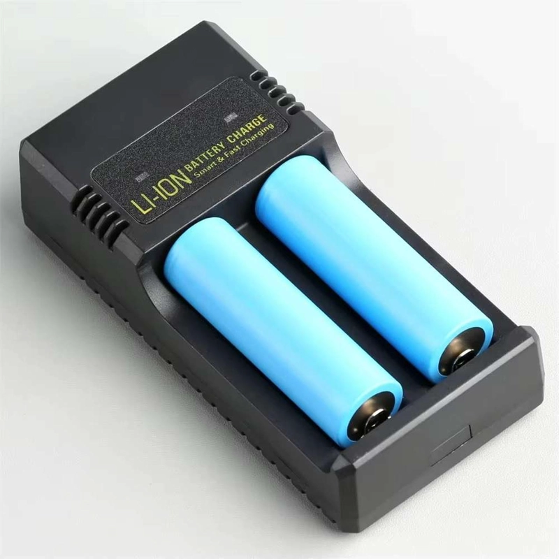 CARGADOR PILA DOBLE BATERIA 18650 14500 RECARGABLE USB MS-5D82H - 8