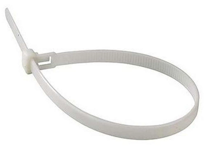 100X AMARRAS PLASTICAS BLANCAS 10 CM PARA CABLES TRILLAJE 10CM BLANCAS - 3