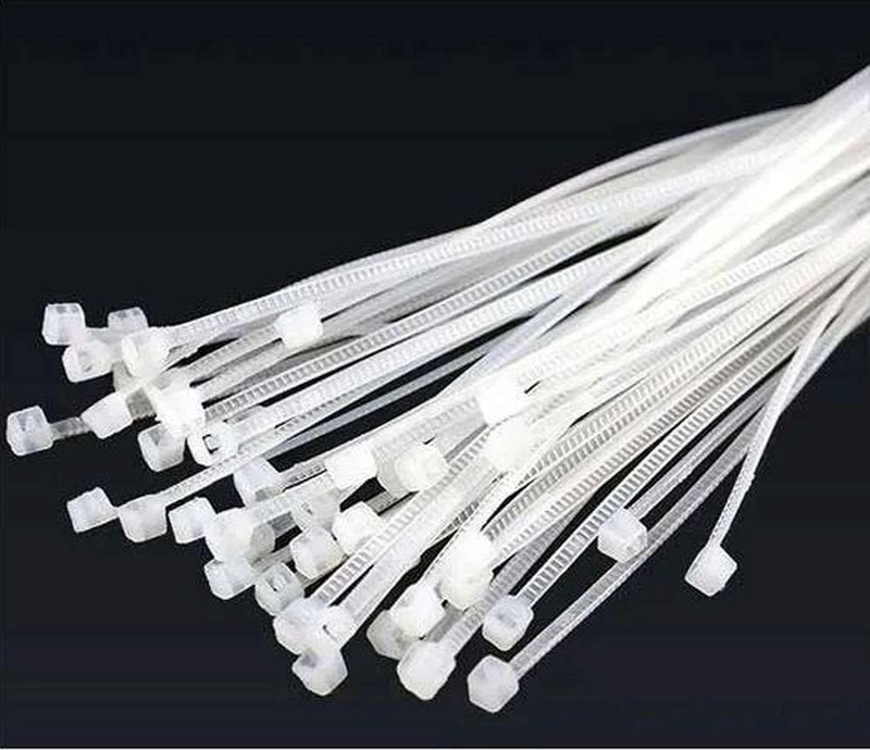 100X AMARRAS PLASTICAS BLANCAS 10 CM PARA CABLES TRILLAJE 10CM BLANCAS - 6