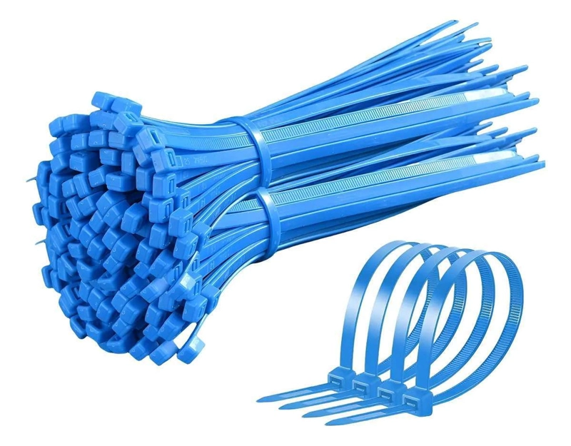 100 AMARRAS PLASTICAS ABRAZADERA BRIDA COLORES 10 CM CABLES ROJO AZUL VERDE NEGRO - 2