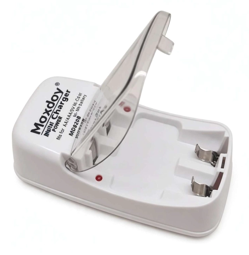CARGADOR DE PILAS BATERIA RECARGABLES AA AAA 9V MAXDAY MD820B - 2