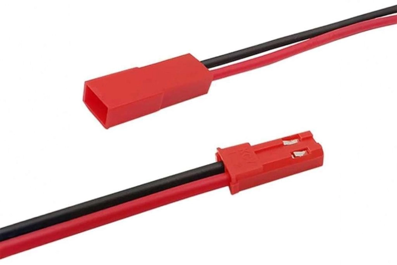 1X CABLE CONECTOR JST MACHO HEMBRA 2 PINES 10CM ADAPTADOR MULTICOLOR 1X - 4