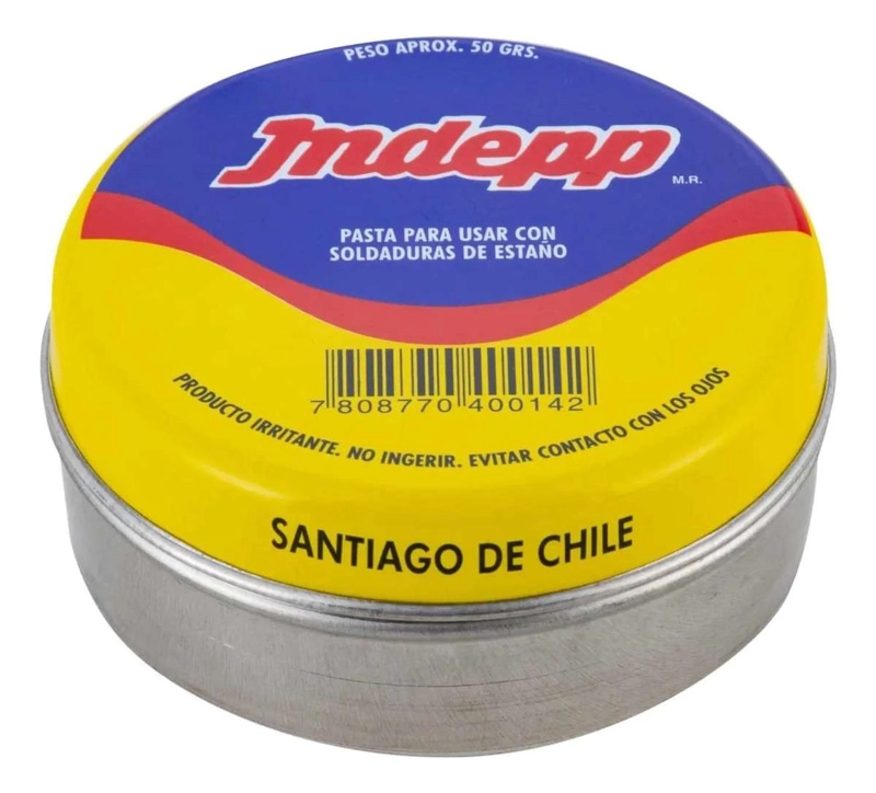 PASTA SOLDAR FUNDENTE ESTAÑO 50GR LIMPIA PUNTA CAUTIN INDPP - 2