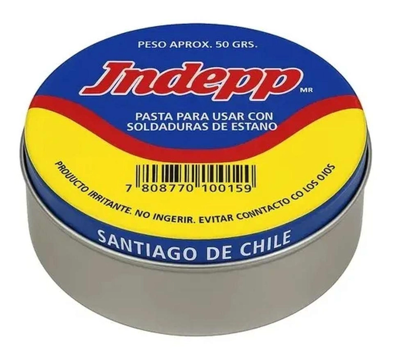 PASTA SOLDAR FUNDENTE ESTAÑO 50GR LIMPIA PUNTA CAUTIN INDPP - 6