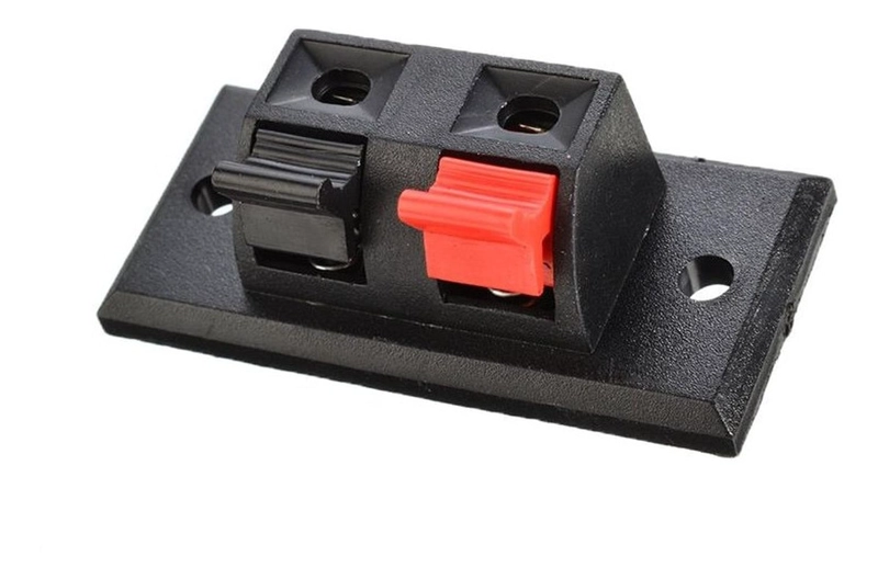 CONECTOR DE PARLANTE TERMINAL REPUESTO AUDIO ALTAVOZ HEMBRA - 2