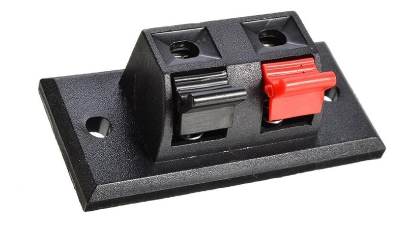 CONECTOR DE PARLANTE TERMINAL REPUESTO AUDIO ALTAVOZ HEMBRA - 3