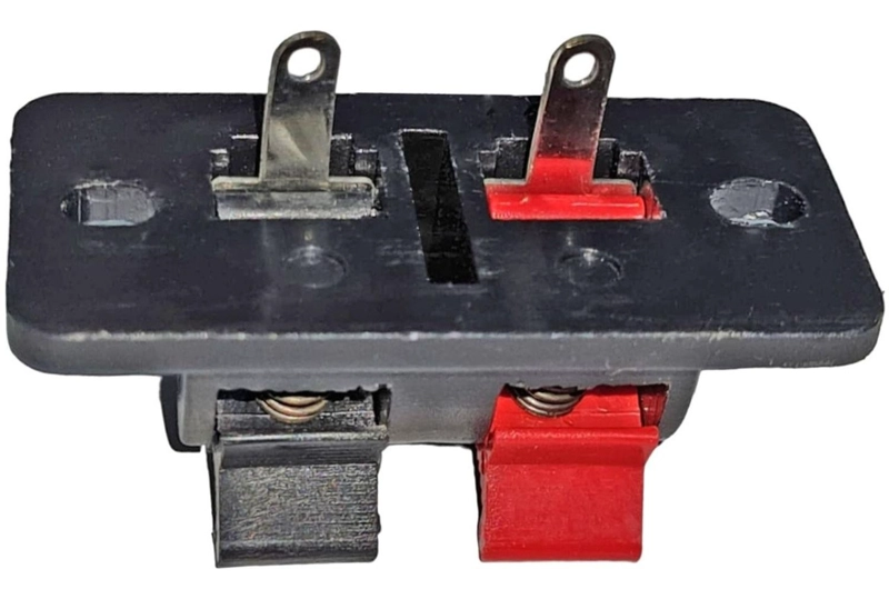 CONECTOR DE PARLANTE TERMINAL REPUESTO AUDIO ALTAVOZ HEMBRA - 4