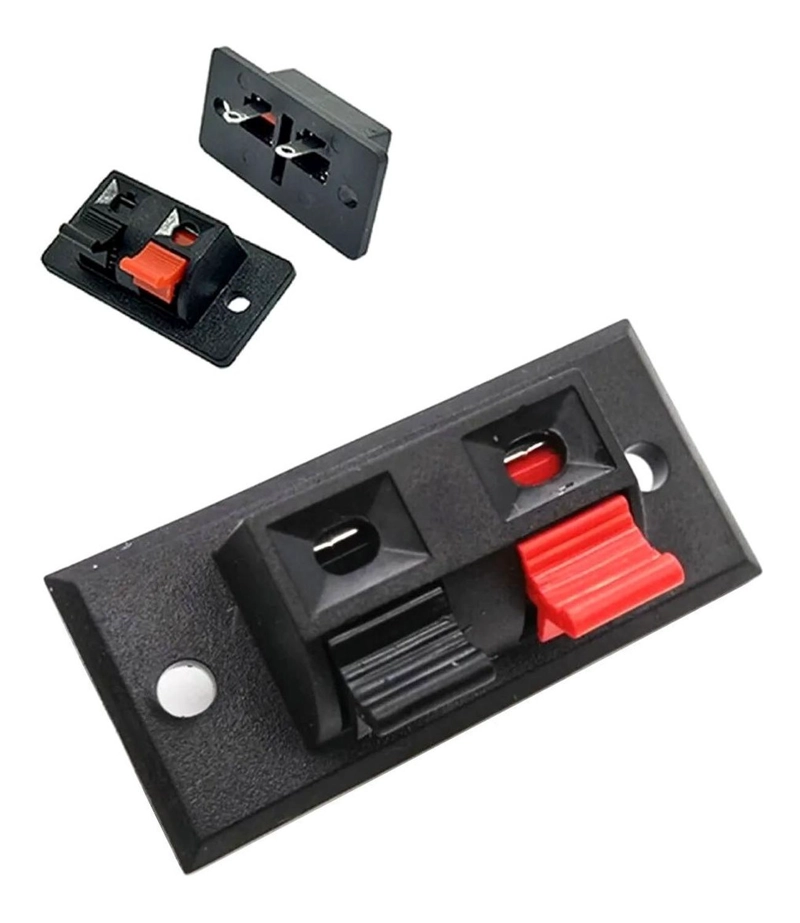 CONECTOR DE PARLANTE TERMINAL REPUESTO AUDIO ALTAVOZ HEMBRA - 7