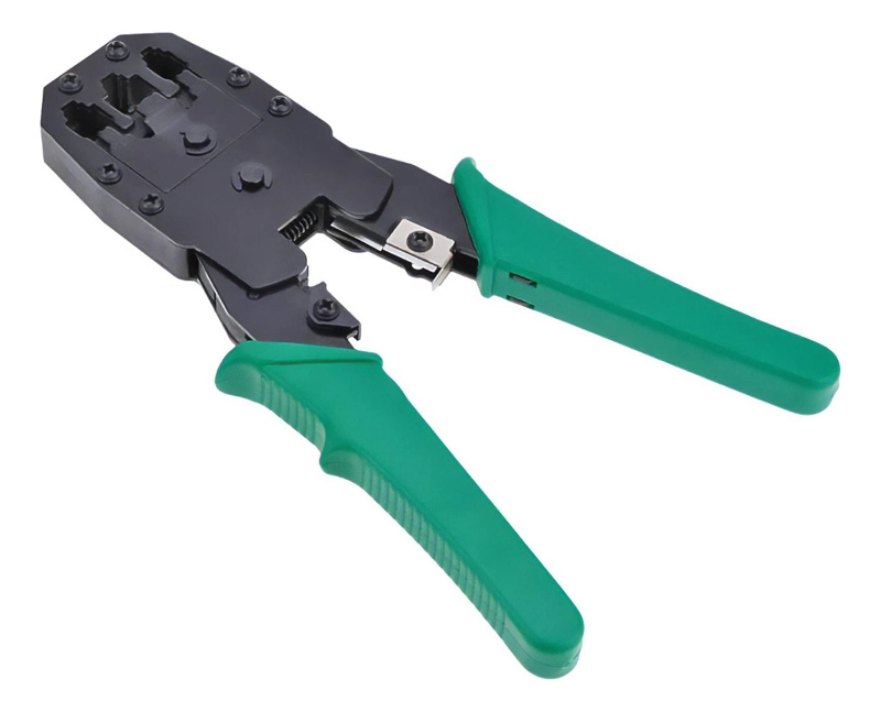 CRIMPEADORA CORTA ARMAR CABLE DE RED TELEFONO RJ45 RJ11 RJ12 - 5
