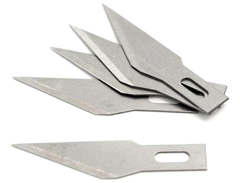 5X HOJA CUCHILLA REPUESTO BISTURI ESCALPELO CUTTER UNIVERSAL - 5