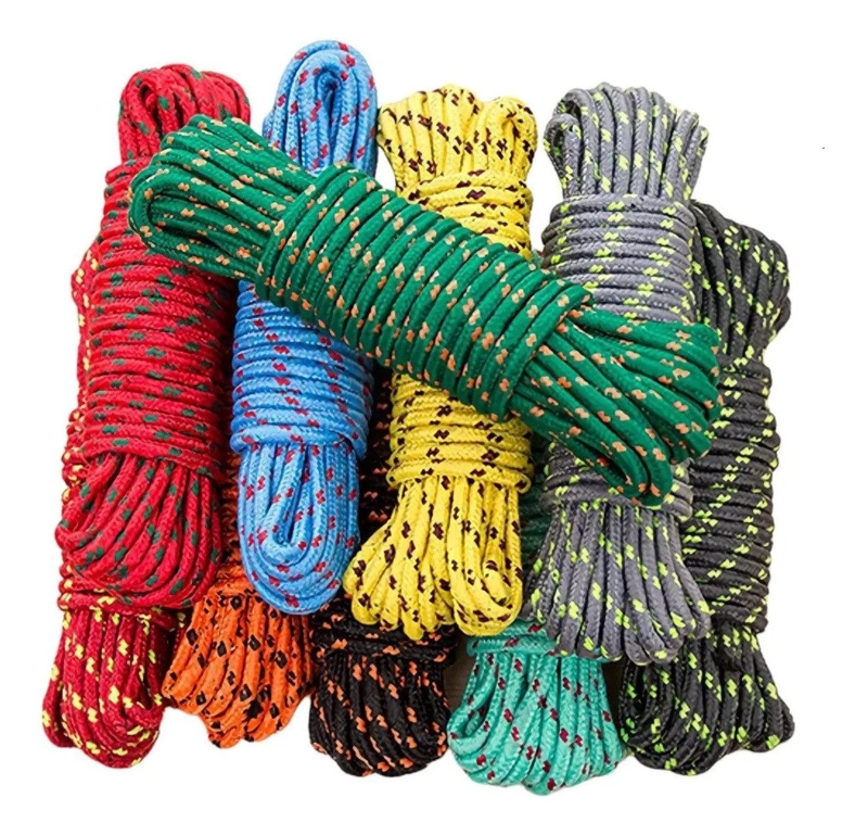 CUERDA SOGA CORDEL AMARRA MULTIPROPOSITO 4MM X 15 METROS - 9
