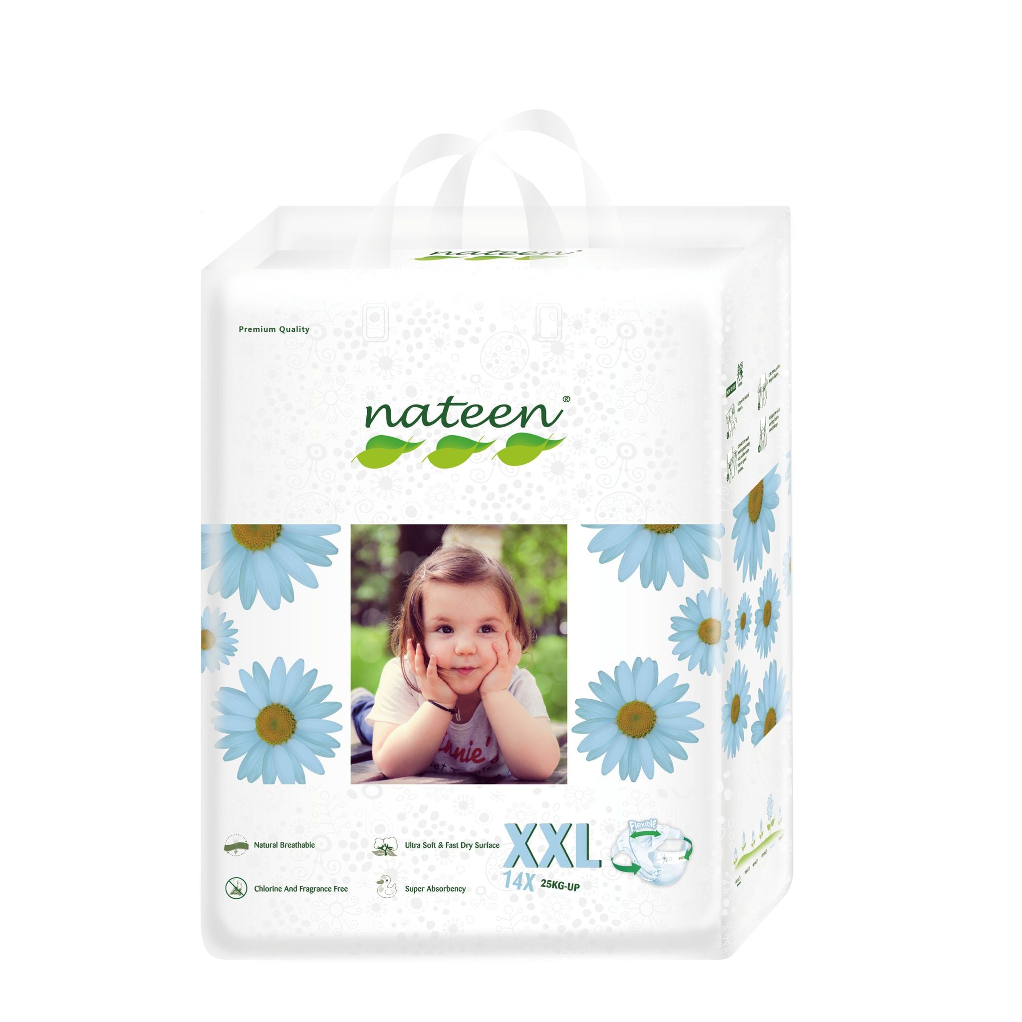 PAÑAL ECOLÓGICO BEBE XXL - 14 UNIDADES - 1