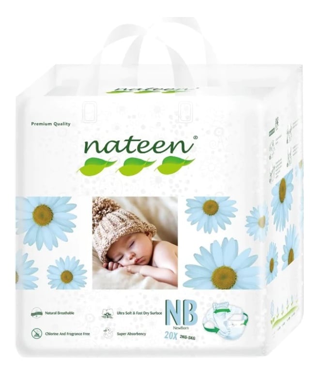 PAÑELES NATEEN ECOLÓGICOS PREMIUM RN 20 UNIDADES - 1
