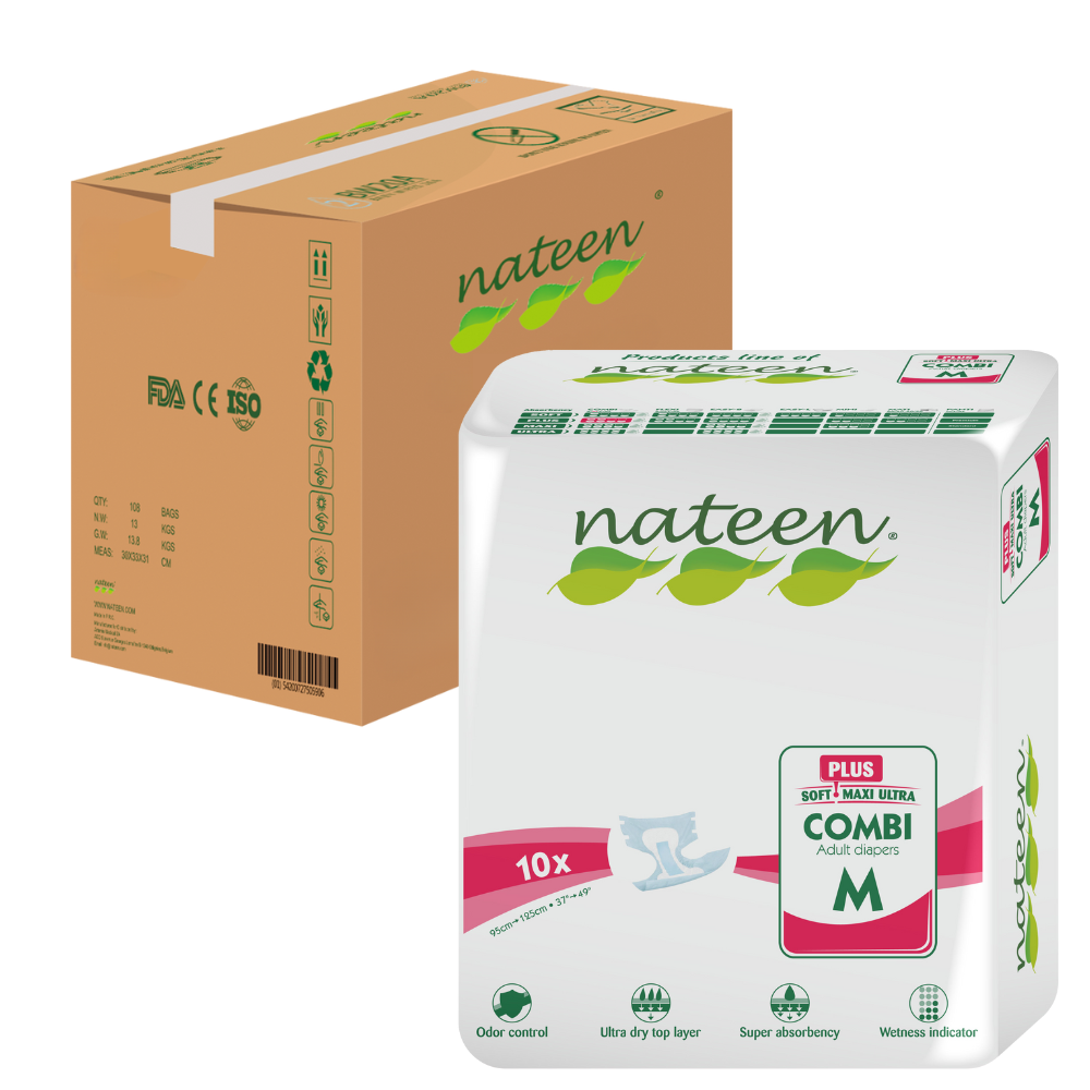 PAÑAL ADULTO COMBI PLUS M - 80 UNIDADES - 1