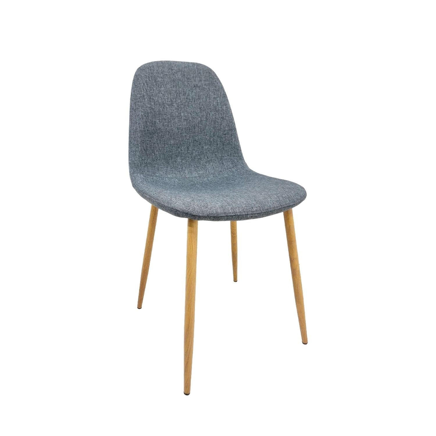 JUEGO COMEDOR 140X90 + 4 SILLAS SCOOP GRIS - 1