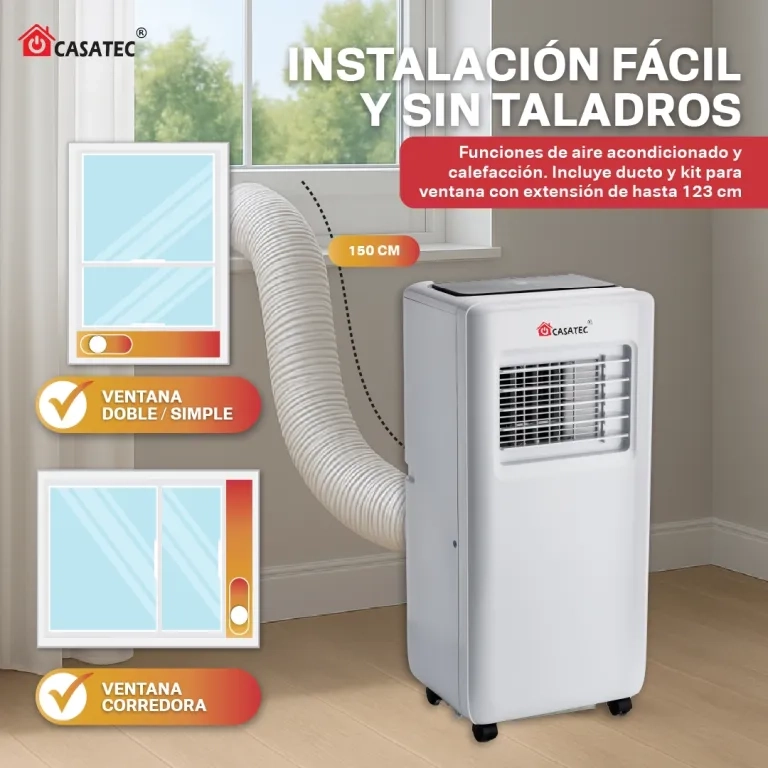 Aire Acondicionado Portátil 9000 BTU WI-FI 4 en 1 ULTRADRY500 - 4
