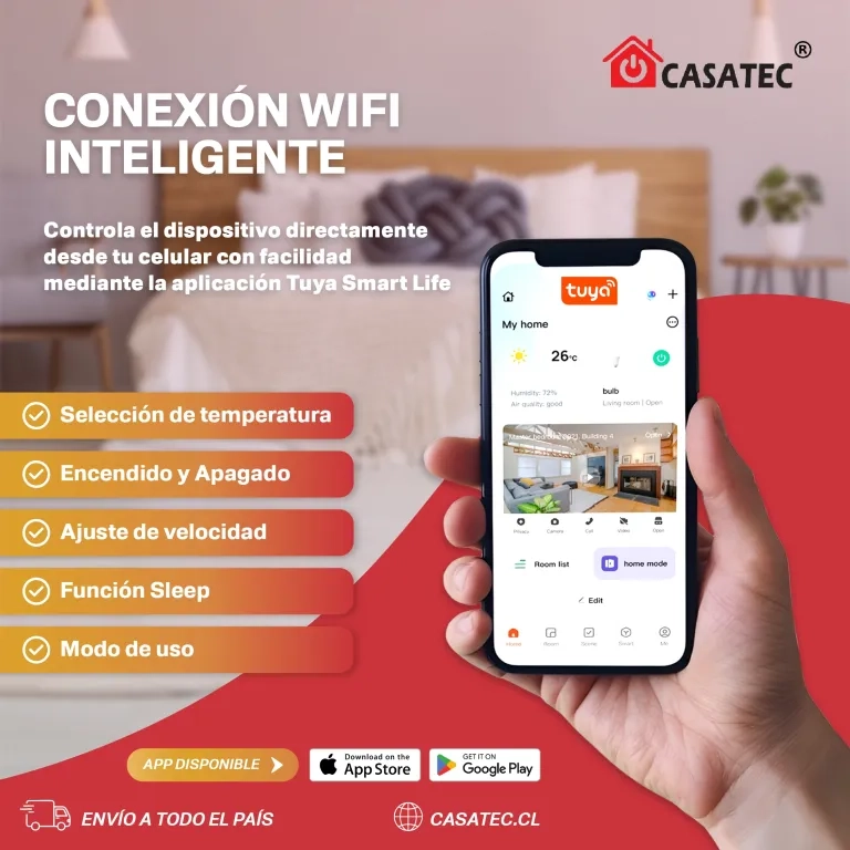 Aire Acondicionado Portátil 9000 BTU WI-FI 4 en 1 ULTRADRY500 - 5