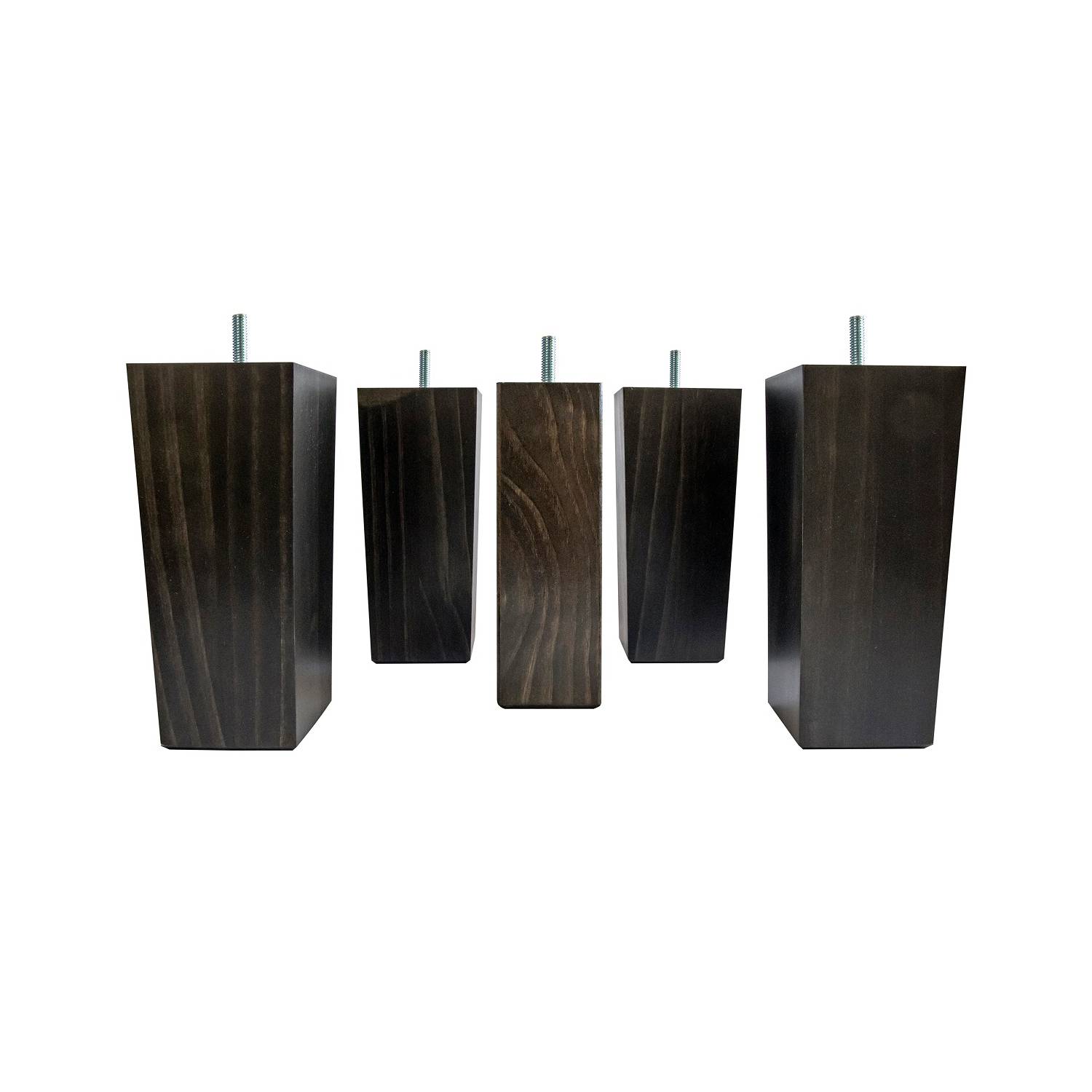 KIT PATAS EUROPEAS. 4 PATAS EXTERIORES Y 1 PATA CENTRAL. NEGRO STYLE - 1