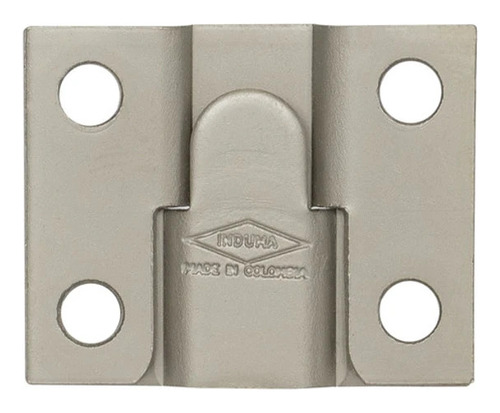 UNIONES METALICAS MEDIANAS PARA CAMAS Y SILLONES ( 2 PARES) - COLOR_80: GRIS - 2
