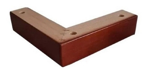 PATA PARA CAMA EUROPEA BAJA TIPO L (4,5 CM)(PACK 4 UNIDADES) - COLOR_80: CAFE_CLARO