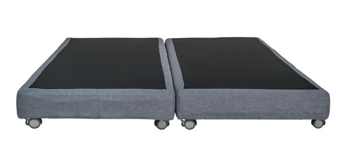 BASE DIVIDIDA DE 2 PLAZAS - CON RUEDAS LOGO - LARGO 200 CM - BOX 8 CM - 1