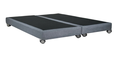 BASE DIVIDIDA DE 2 PLAZAS - CON RUEDAS LOGO - LARGO 200 CM - BOX 8 CM - 2