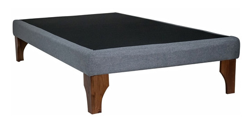 BASE DE CAMA 1 PLAZA - CON PATAS DE ALTURA: 24 CM -  LARGO 190 CM - BOX 8 CM - 1