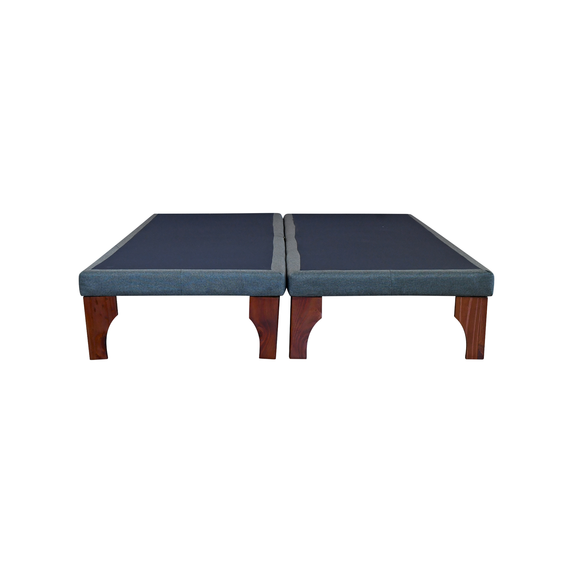 BASE DE 2 PLAZAS - PATAS DE ALTURA: 24 CM - DIVIDIDA - LARGO 190 CM - BOX 8 CM - 1