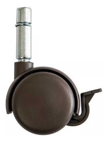 RUEDA PARA CAMA ROSEN CIC CON VASTAGO DE 1.2 CM - PACK DE 4 - COLOR_80: CAFE - 2