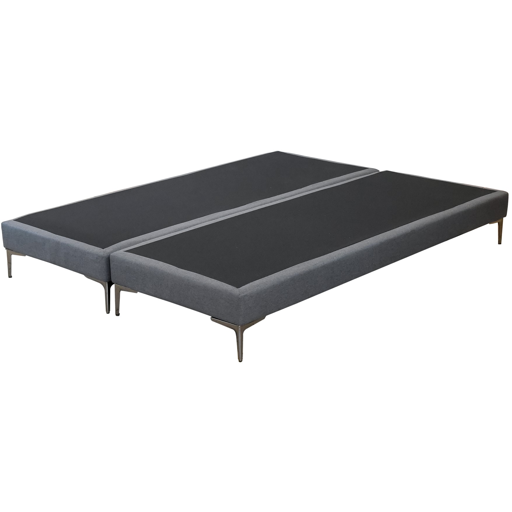 CAMA TRADICIONAL 2 PLAZAS + COLCHON PREMIUM CIC + RESPALDO / LARGO 200 CM / PATAS DE METAL 15 CM - 3