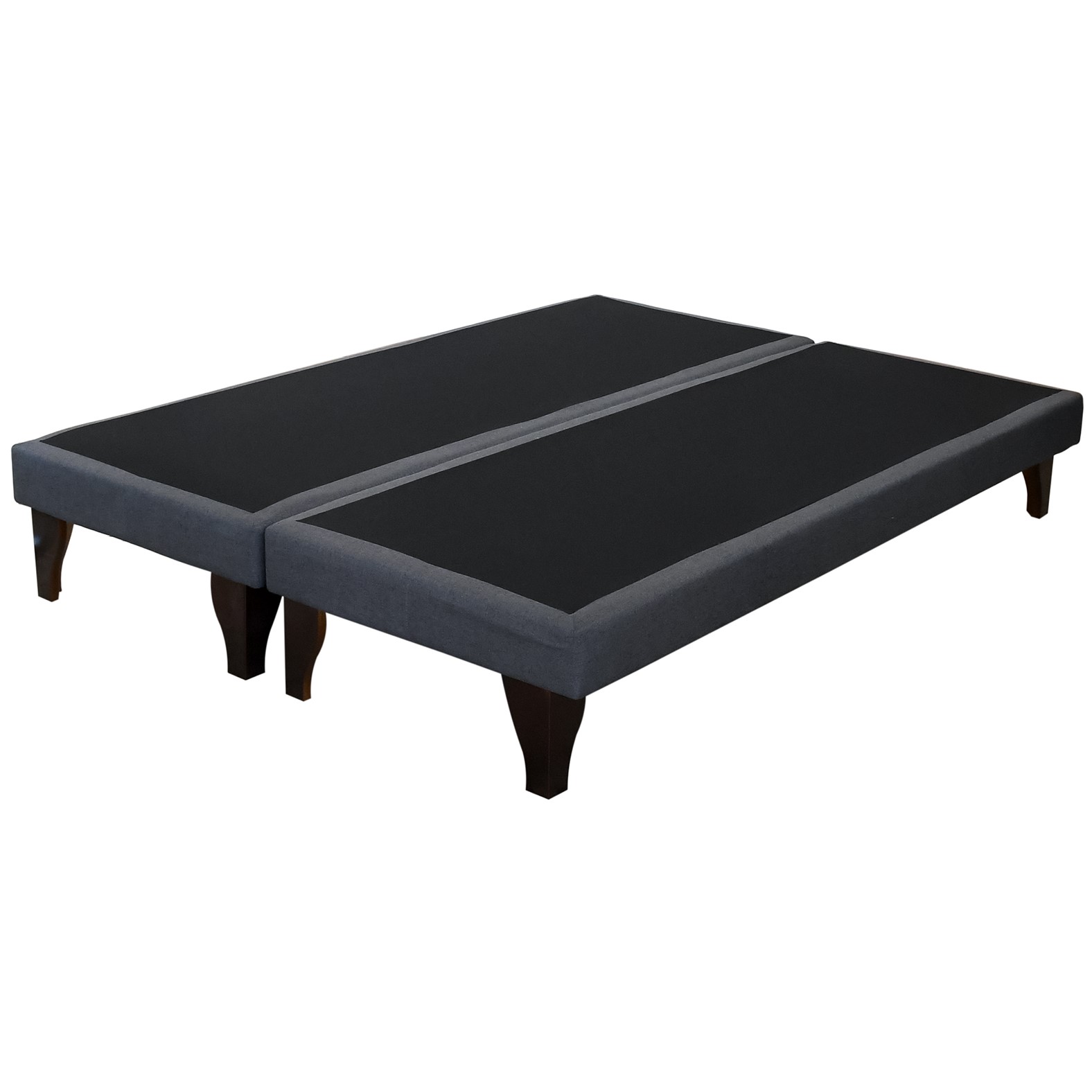 CAMA TRADICIONAL SUPER KING + COLCHON PREMIUM CIC + RESPALDO / PATAS DE MADERA 19.5 CM - 3