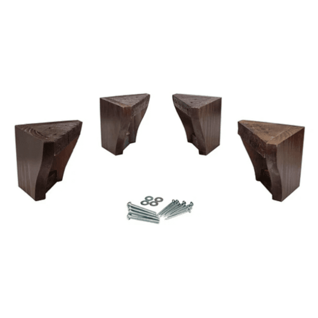 BASE DIVIDIDA BAUL 2 PLAZAS - LARGO 190 CM / PATAS DE MADERA DE 11 CM - 3