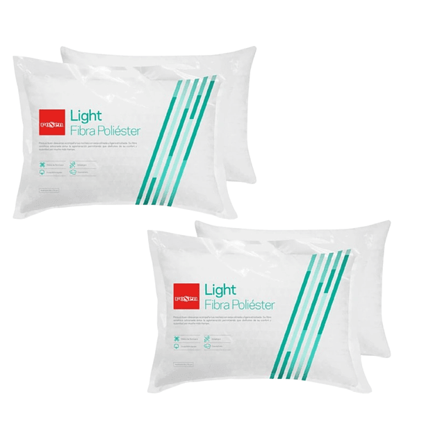 PACK DE 4 ALMOHADAS LIGHT 50 X 90 ROSEN - AMERICANA - 1