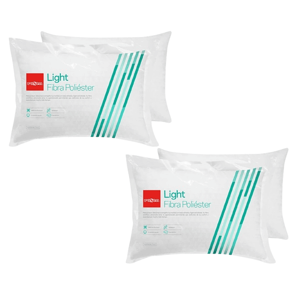 PACK DE 4 ALMOHADAS LIGHT 50 X 70 ROSEN - AMERICANA - 1