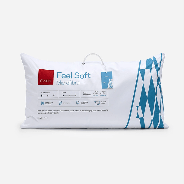 ALMOHADA SOFT MICROFIBRA 50 X 90 - ROSEN - 1