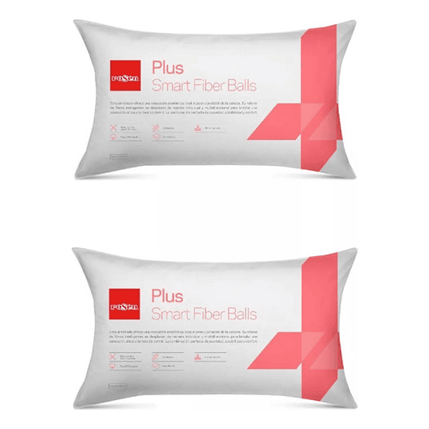 PACK 2 ALMOHADAS ROSEN PLUS KING 50 X 90 CM - 1