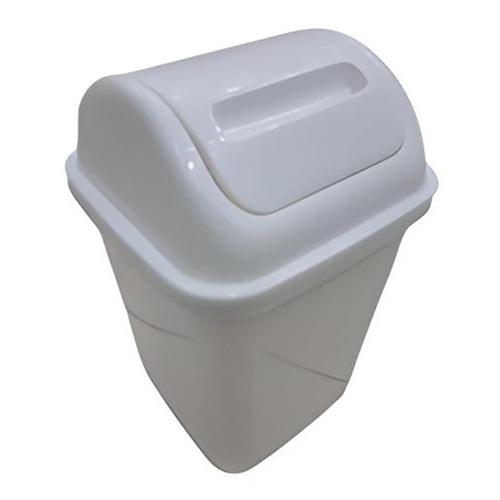 PACK 4 BASUREROS PLÁSTICOS DE 10 LITROS EN COLOR BLANCO - 4