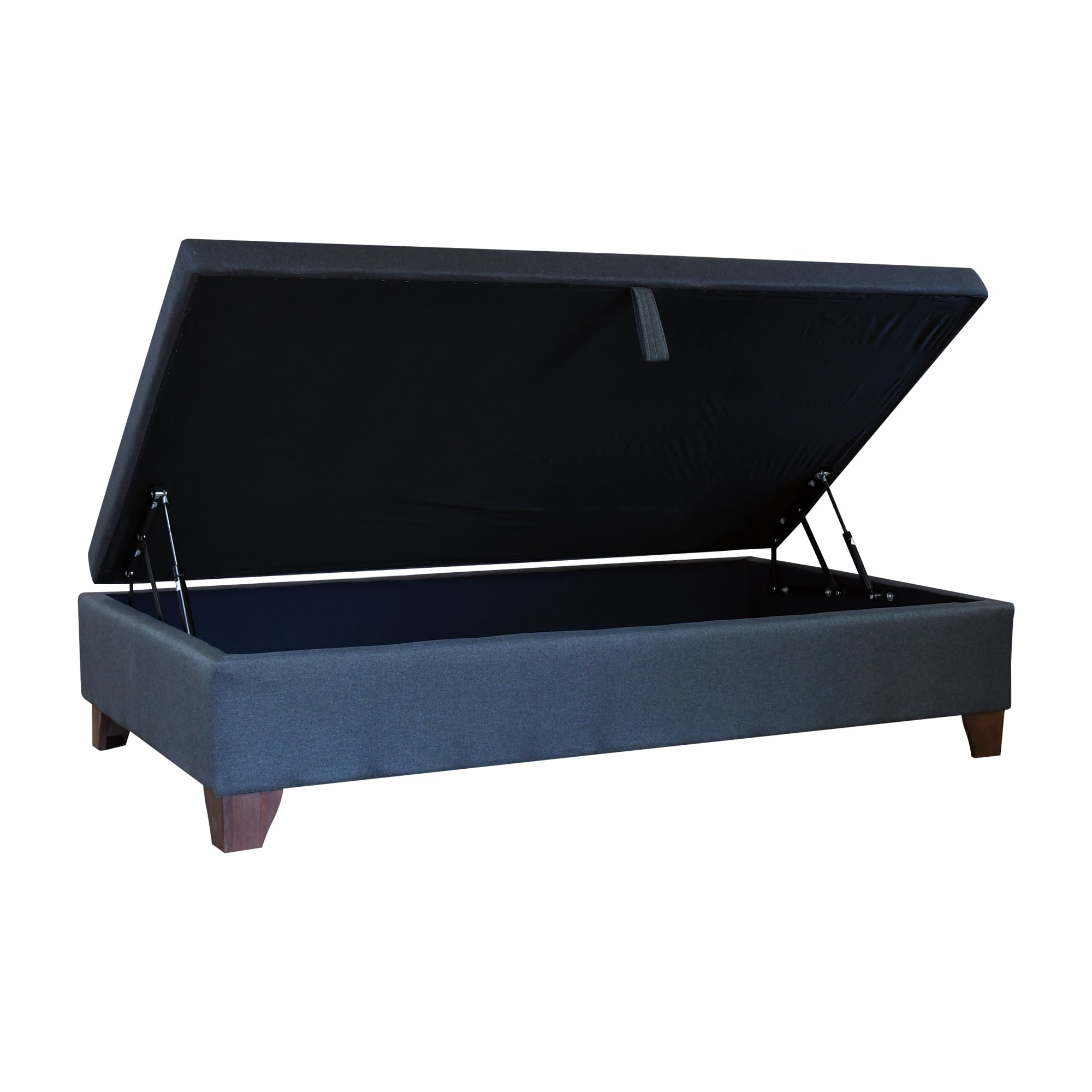BASE CAMA BAUL 1 PLAZA L 200 CM CON PATAS 11 CM PARA ASPIRADORA ROBOT - 2