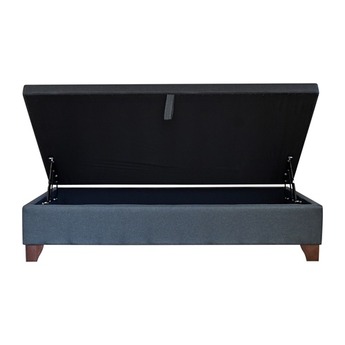 BASE CAMA BAUL 1 PLAZA L 200 CM CON PATAS 11 CM PARA ASPIRADORA ROBOT - 3