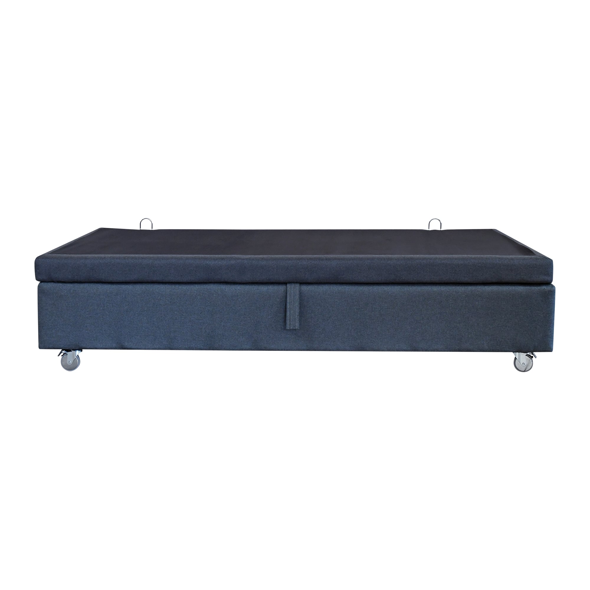 BASE DE CAMA BAÚL 1.5 PLAZA LARGO190 CM CON RUEDA PYTON - 1