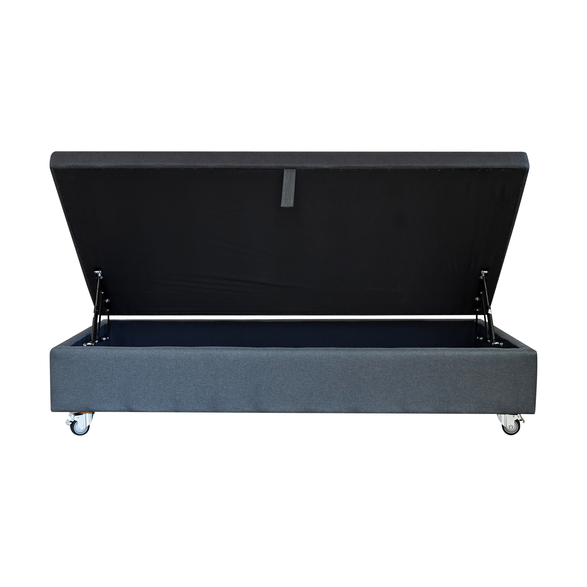 BASE DE CAMA BAUL 1.5 PLAZA LARGO 200 CM CON RUEDA DELUXE - 3