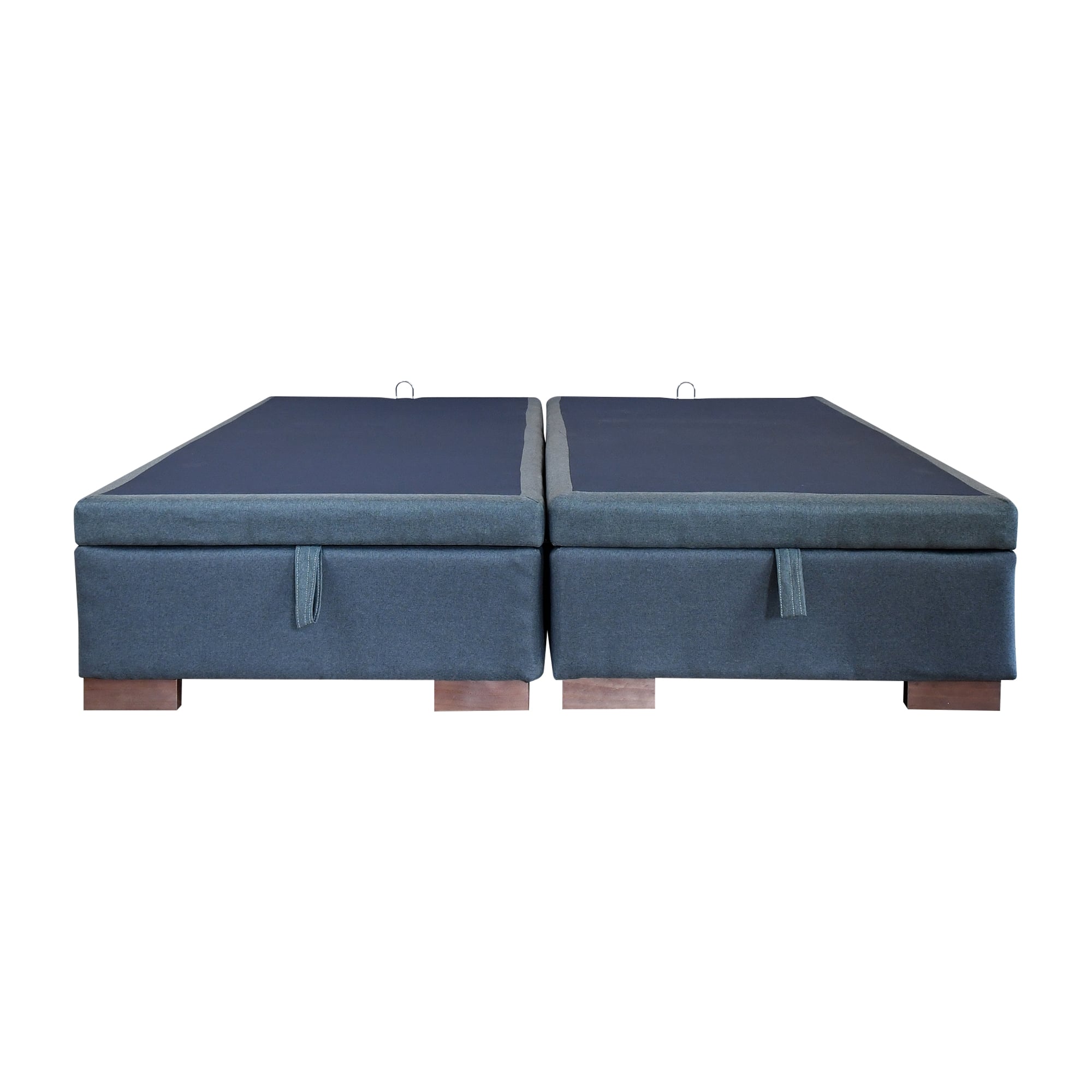 BASE CAMA BAUL 2 PLAZAS DIV. LARGO 200 CM CON PATAS 4.5 CM - 1