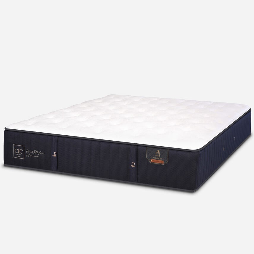 CAMA BAÚL GRIS SUPER KING DIVIDIDA L200 + COLCHÓN CIC PREMIUM + PATAS DE 11 CM - 5