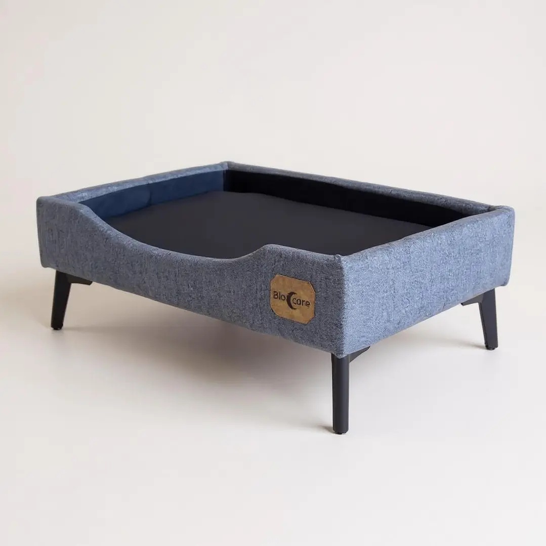 CAMA DE MASCOTAS - TALLA XL EXTRA (110X80 CM) / PATA METALICA 12 CM - 2