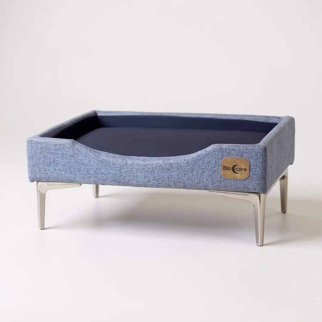 CAMA DE MASCOTAS - TALLA XL EXTRA (110X80 CM) / PATA CROMADA 15 CM - 3